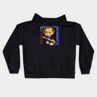 Typewriter terror troll Kids Hoodie